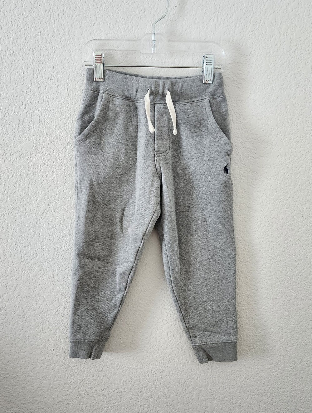 Polo Ralph Lauren Boys Size 5 Fleece Gray Sweatpant